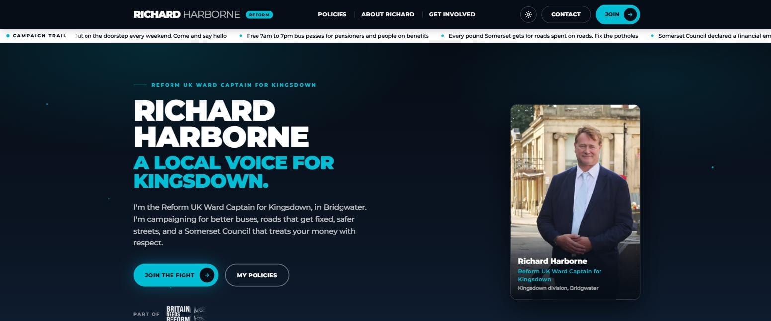 The Richard Harborne website